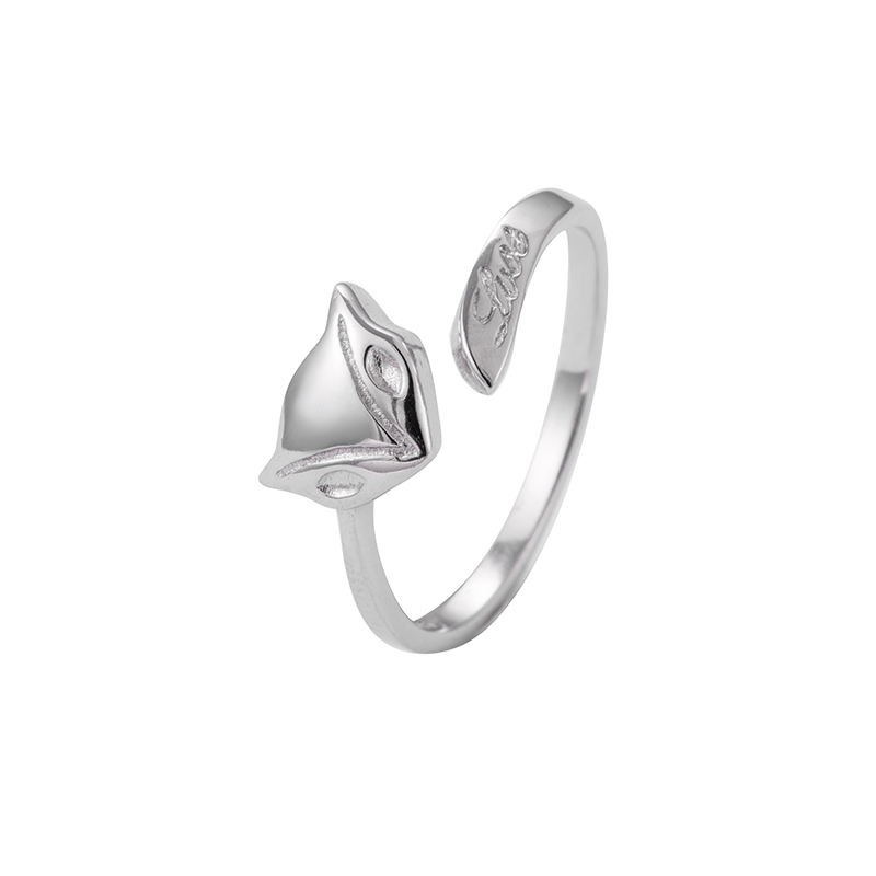 Cute Fox Ring S925 Sterling Silver C024